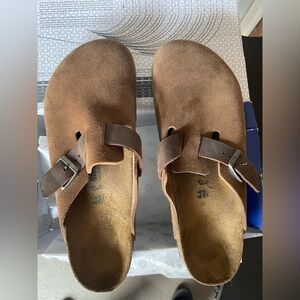 Birkenstock Tan Suede Sandals